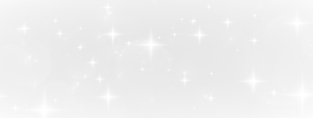 Wall Mural - Png White Sparkle Dust Glow Effect With Shimmering Stars And Soft Light – Abstract Magic Glitter Flare, Luxury Fantasy Background For Christmas, Festive Celebration, And Elegant Design.