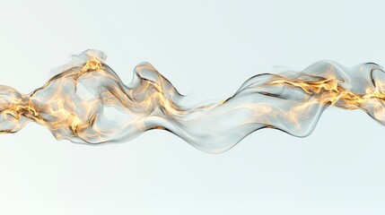 Wall Mural - futuristic tech-inspired digital art showcases vibrant abstract digital fluid motion, combined with 