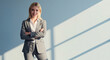 © LSH - Business woman, or office lady smiling confidently