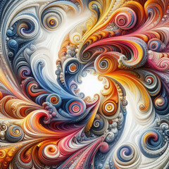  abstract fractal background
