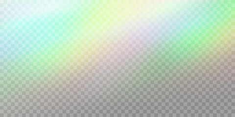Wall Mural - colourful vector lens, crystal rainbow light and flare transparent effects.overlay for backgrounds.t