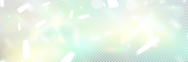 Wall Mural - colourful vector lens, crystal rainbow light and flare transparent effects.overlay for backgrounds.t