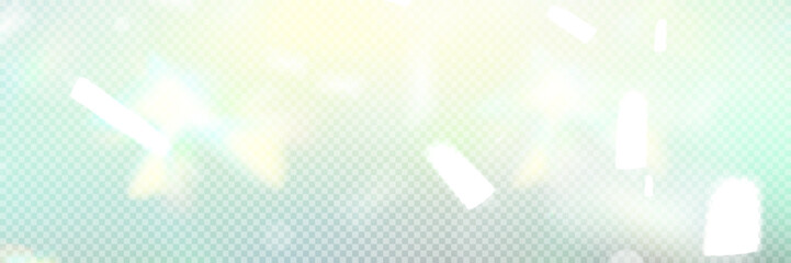 Wall Mural - colourful vector lens, crystal rainbow light and flare transparent effects.overlay for backgrounds.t