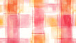 © Touch - Colorful Seamless Watercolor Plaid Background Cartoon Vector Illustration