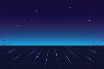 Wall Mural - pixel art background.8 bit game. retro game. for game assets in vector illustrations. retro futurism