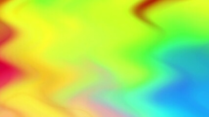 Color green bright spiral waving watercolor water puddle wavy abstract composition.