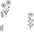 © Abdullahal - flower icon set vector illustration outline