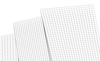 Wall Mural - abstract lines architectural 3d drawing