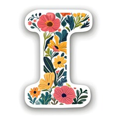 Wall Mural - Floral Letter 