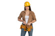 © Thunderstock - Female construction worker adjusting tool belt