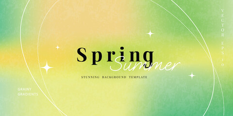 Wall Mural - abstract summer gradient mesh background vector. wallpaper design with sparkle in grainy and blurry 