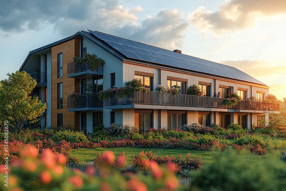 Snapshot of Apartment Building Sustainability With Renewable Energy
