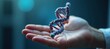 © Christoph Burgstedt - A human hand cradles a synthetic DNA structure, showcasing technology's power to modify life's code and reshape our genetic future