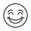 © Vasilina FC - Smiling emoji expressing joy against a simple background