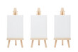 © Dee - Three Blank Canvases on Wooden Easels