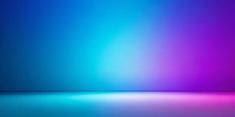 Sticker - gradient blue purple ombre background, minimalist abstract texture, soft color transition, digital a