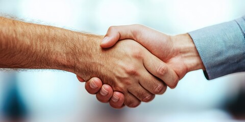 Leinwandbilder - Inclusive Corporate Collaboration Authentic Multicultural Business Handshake Symbolizing Digital Era Partnerships, Diversity, and Professional Trust in Global Enterprise