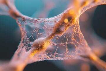 Aufkleber - Neural Network Visualization Breakthrough AI Infrastructure with Quantum-Inspired Organic Connectivity - Next-Generation Machine Learning Architectural Design