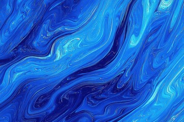 Wall Mural - abstract blue swirl pattern background for creative design projects
