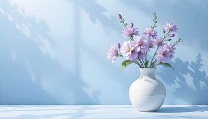 Poster - Purple flowers in vase