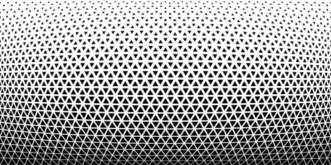 Curved triangular pattern with monochrome gradient
