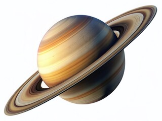 Wall Mural - Stunning Saturn Ringed Planet High-Resolution Stock Photo
