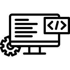 App Development Line Icon