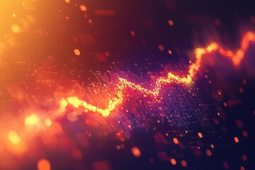 Wall Mural - Simple yet effective depiction of a growth trend rising to success, suitable for business and financial presentations.