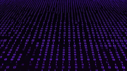 Blue binary TEXT 