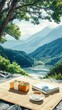 © Sidewaypics - Minimalist Zen Picnic, Picnic scenes