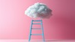 © ranary - Cloud, ladder, pink