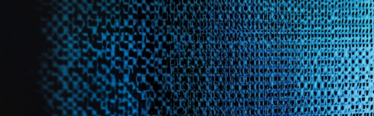 Blue binary TEXT 