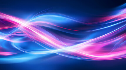 Wall Mural - abstract background of modern tech gradient waves in blue and pink hues, technology, modern, abstrac