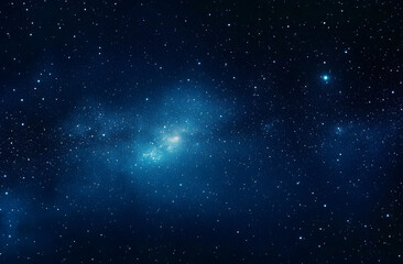 Wall Mural - A night sky filled with stars and galaxies in the outer space of the universe