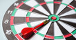 © Garun Studios - Target objective success goal dart. Bullseye growth aim. Strategy performance.