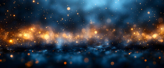 Wall Mural - abstract glowing sparkles background