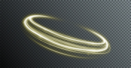 Aufkleber - Futuristic gold neon wave with glowing beams, flowing energy, and fractal patterns. Perfect for AI-inspired designs, cyber space, dynamic backgrounds, and abstract tech wallpapers. Vector illustration
