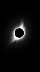 Canvas Print - photography of solar eclipse astronomy outdoors nature.