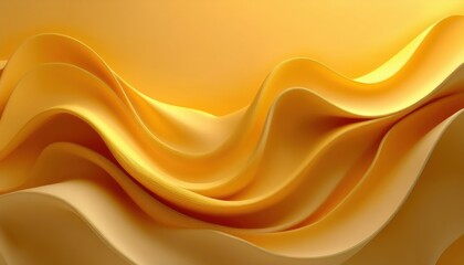 Leinwandbilder - flowing golden abstract waves with soft curves and smooth texture, perfect for luxury background branding, and design projects

