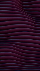 Poster - Flowing layered lines in purple and teal create a smooth, modern wave design with fluid curves and gradient transitions, evoking a minimal and futuristic aesthetic........