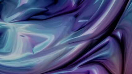 Wall Mural - seamless loop abstract art illustration featuring swirling shades of blue and lavender, creating a c