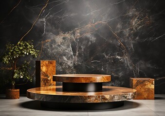 Wall Mural - incense sticks on a wooden table
