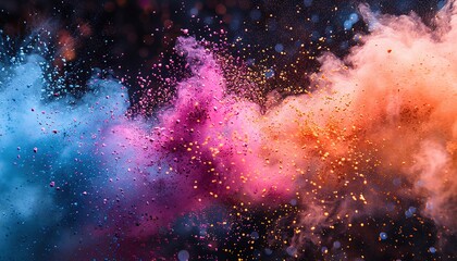 Wall Mural - abstract colorful background