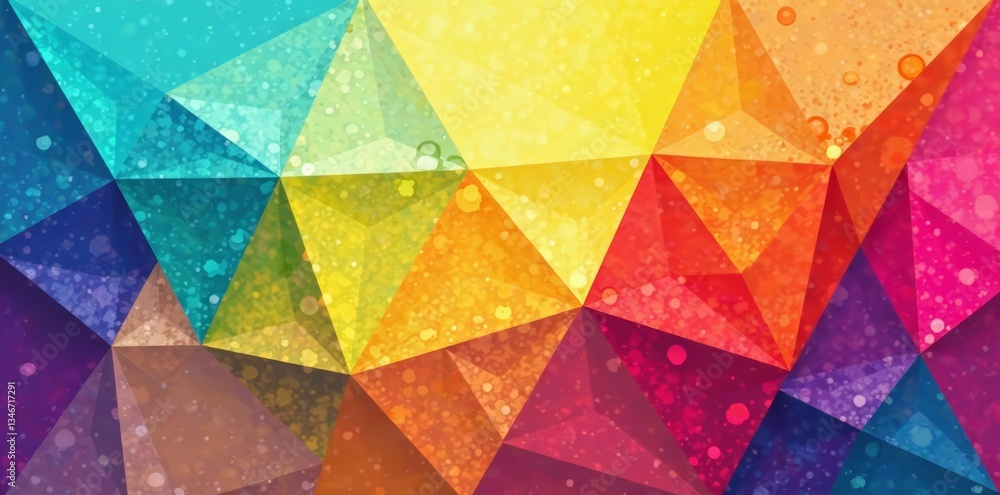Summer Color Textures Abstract triangular design in refreshing summer colors texture ...