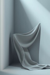 Wall Mural - Abstract Fabric Sculpture