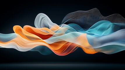 Poster - Abstract dynamic flowing waves