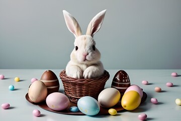 Wall Mural - easter is great when you have chocolate eggs and bunnies.