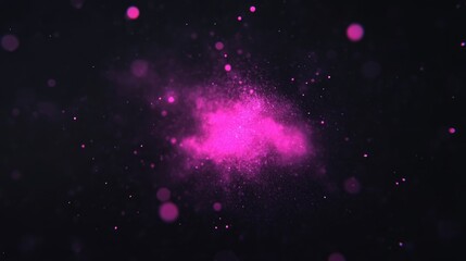 Wall Mural - Abstract Pink Nebula