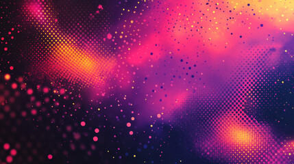 Wall Mural - abstract pink and purple nebula background