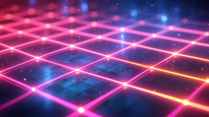 Wall Mural - abstract network connection
